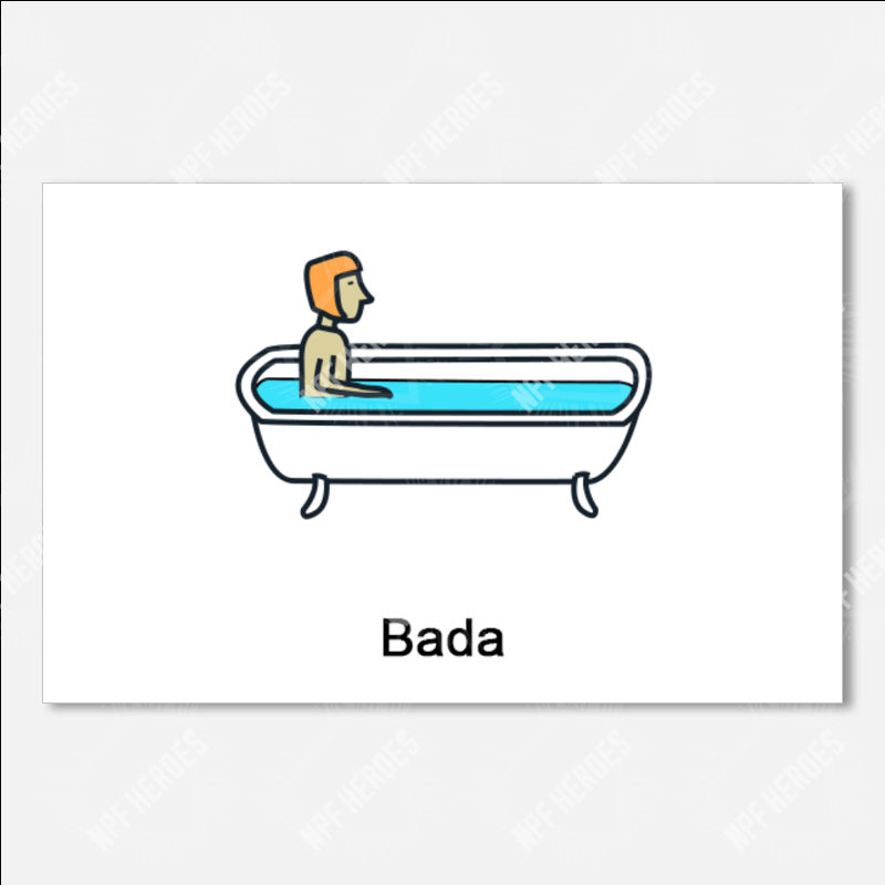 Bildstödsbilder Hygien, 13x9cm - 24
