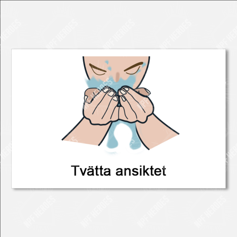 Bildstödsbilder Hygien, 13x9cm - 19