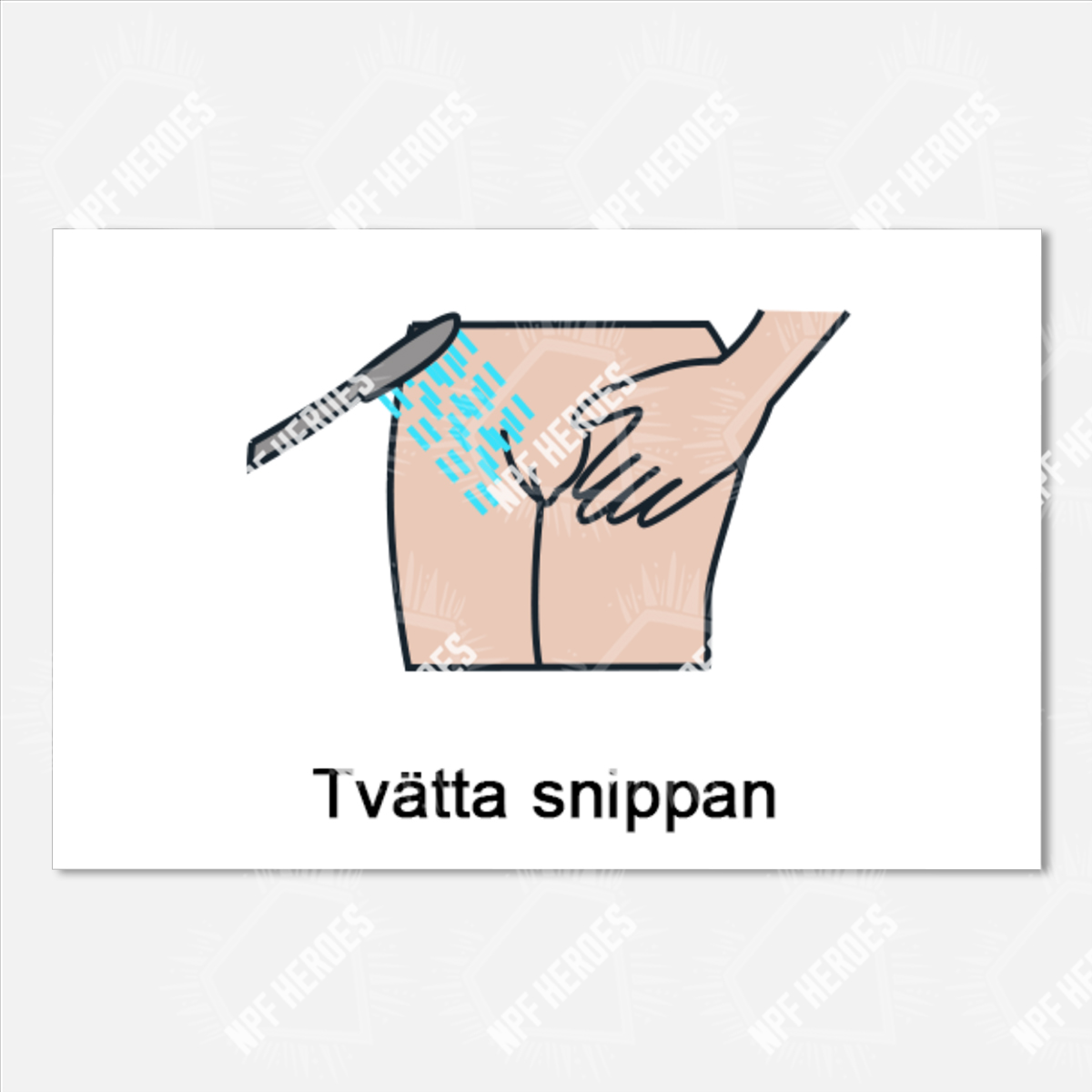 Bildstödsbilder Hygien, 13x9cm - 37