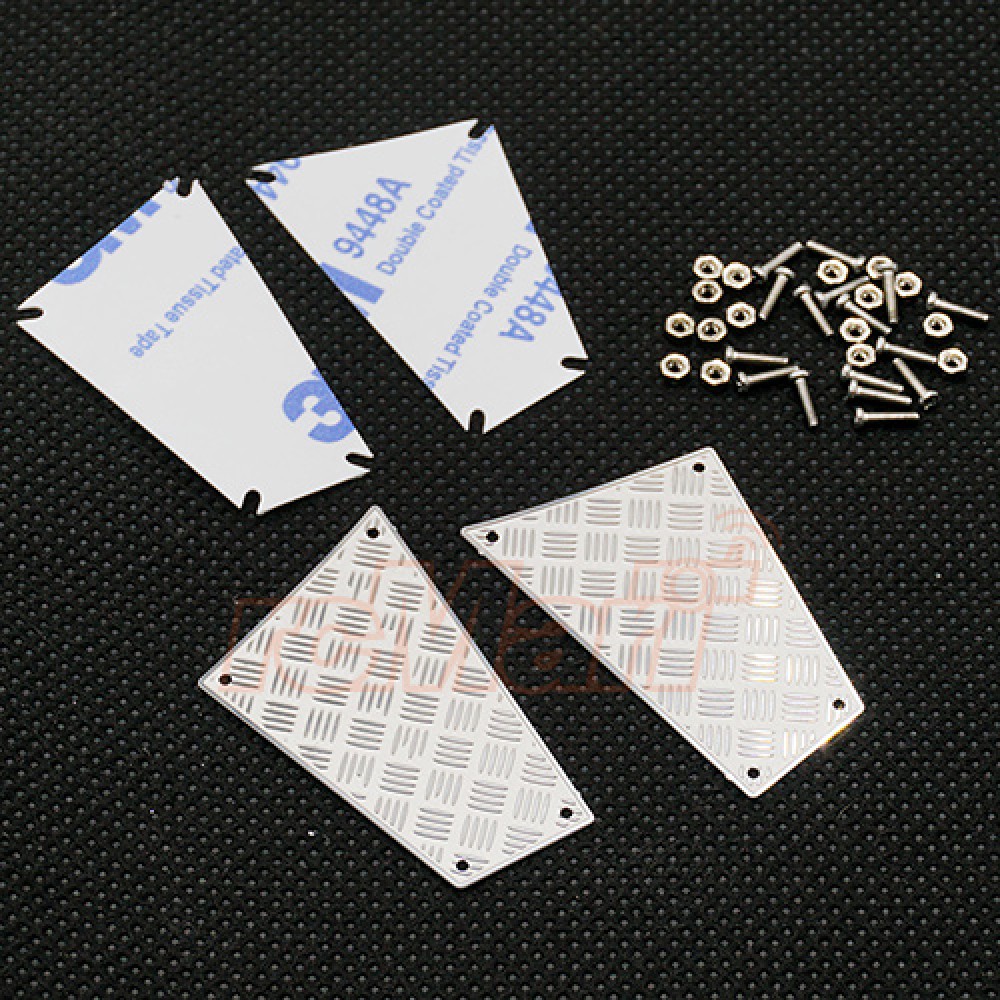 Yeah Racing TRX4-027 Stainless Steel Rear Diamond Side Plate fits TRX-4 Body