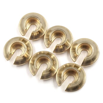 Yeah Racing TRX4-087 Brass Spring Retainer V2 6pcs Fits TRX-6