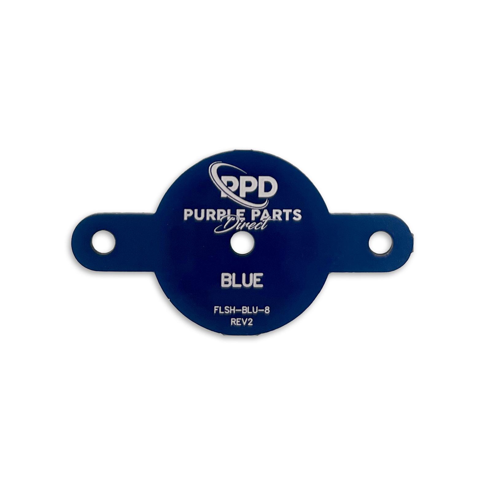 8-LED PCB Flasher Lamp Board - Blue - MOD - 2