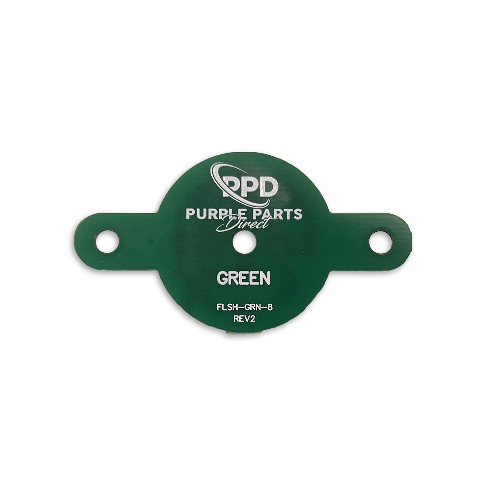 8-LED PCB Flasher Lamp Board - Green - MOD - 2