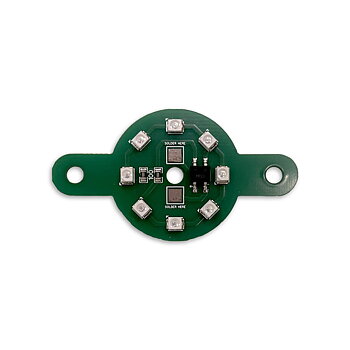 8-LED PCB Flasher Lamp Board - Green- MOD