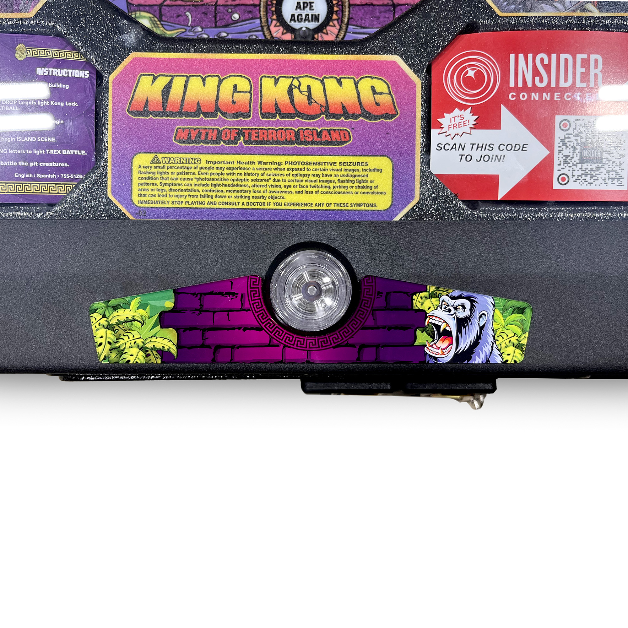 King Kong Lockdown Button Surround Plastic - 2