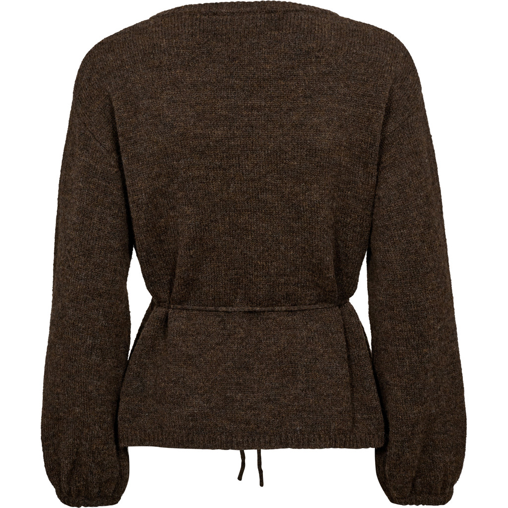 A-View -  Lisette Knit Cardigan Brown - 2