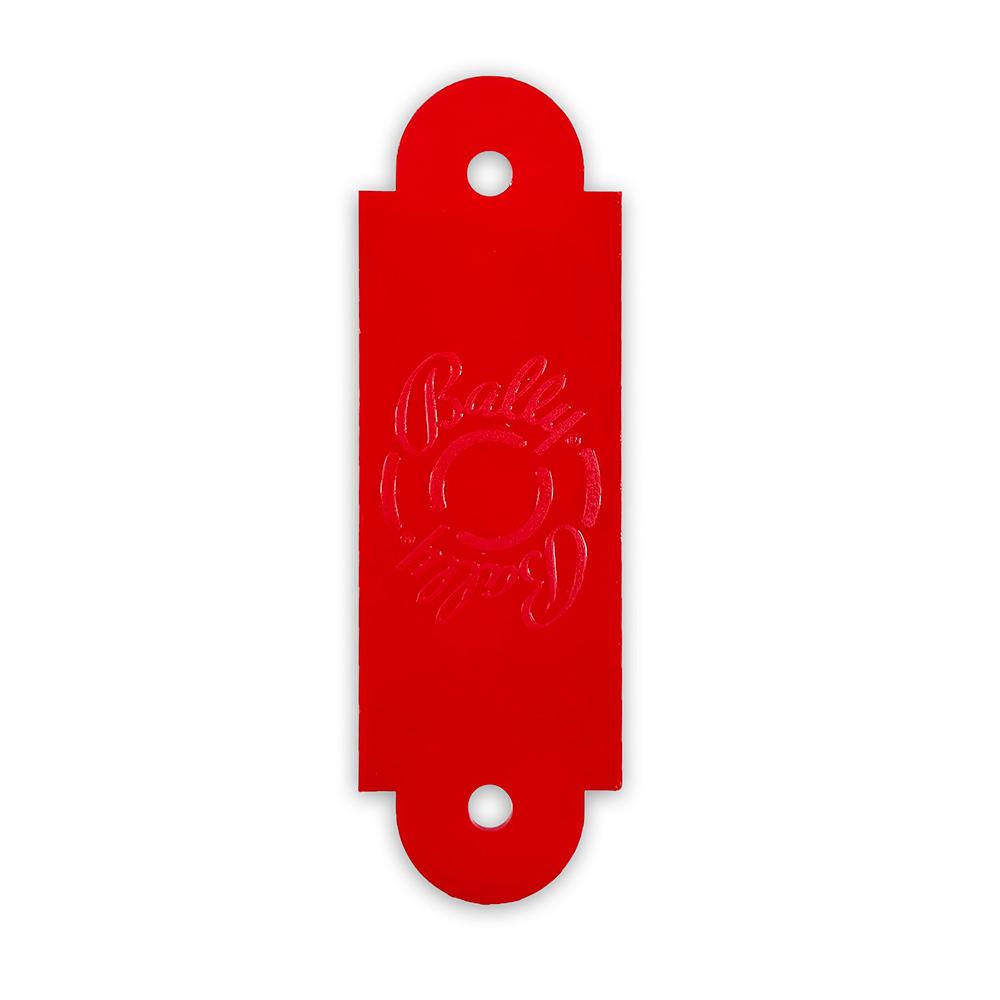 Bally Red Logo 2-3/4" Lane Guide - 2