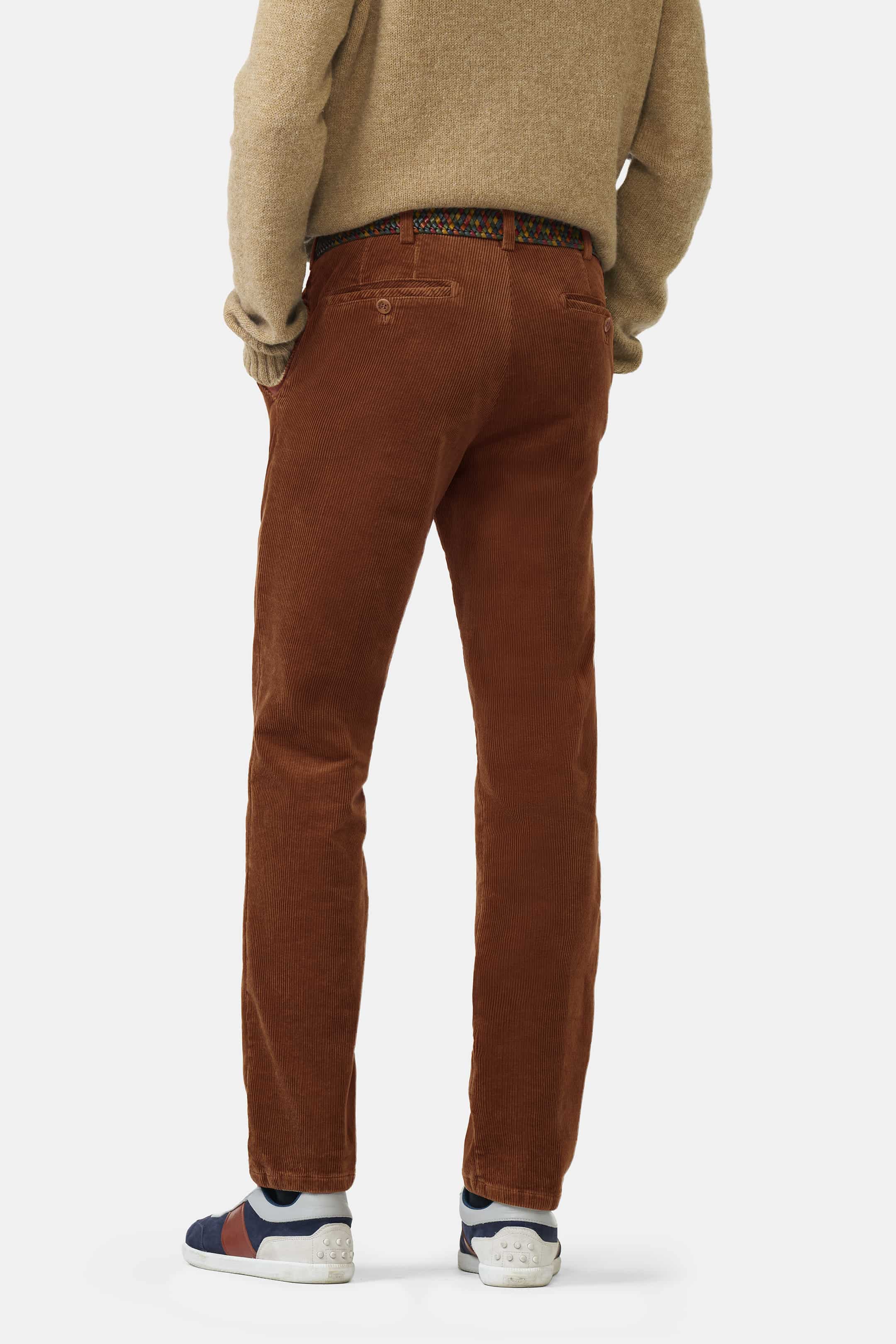 Bruna (copper) chinos i exklusiv bredspårig manchester (Cord) och modern passform (Meyer / Bonn) - 2