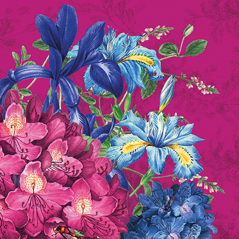 Azure Elegance, Greeting Card