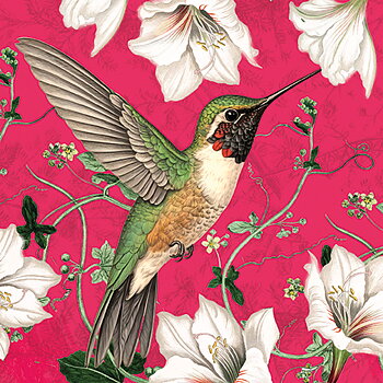 Magenta Paradise, Greeting Card