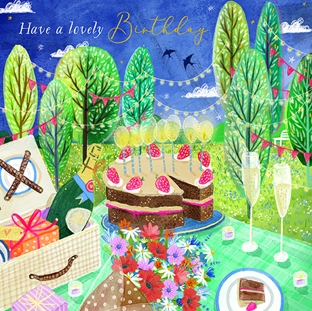 Garden Party, Greeting Card