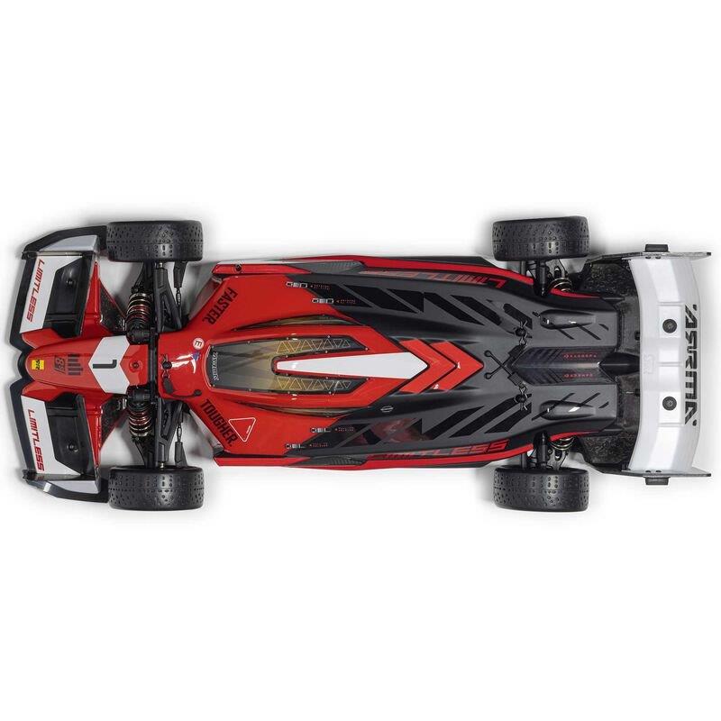 ARRMA 1/7 LIMITLESS 8S AVC 4X4 RTR Brushless Street Speed, Red/Black - 13