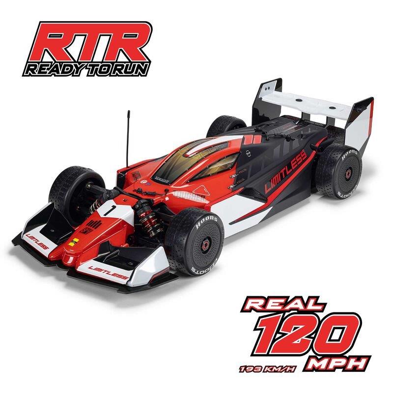 ARRMA 1/7 LIMITLESS 8S AVC 4X4 RTR Brushless Street Speed, Red/Black - 28