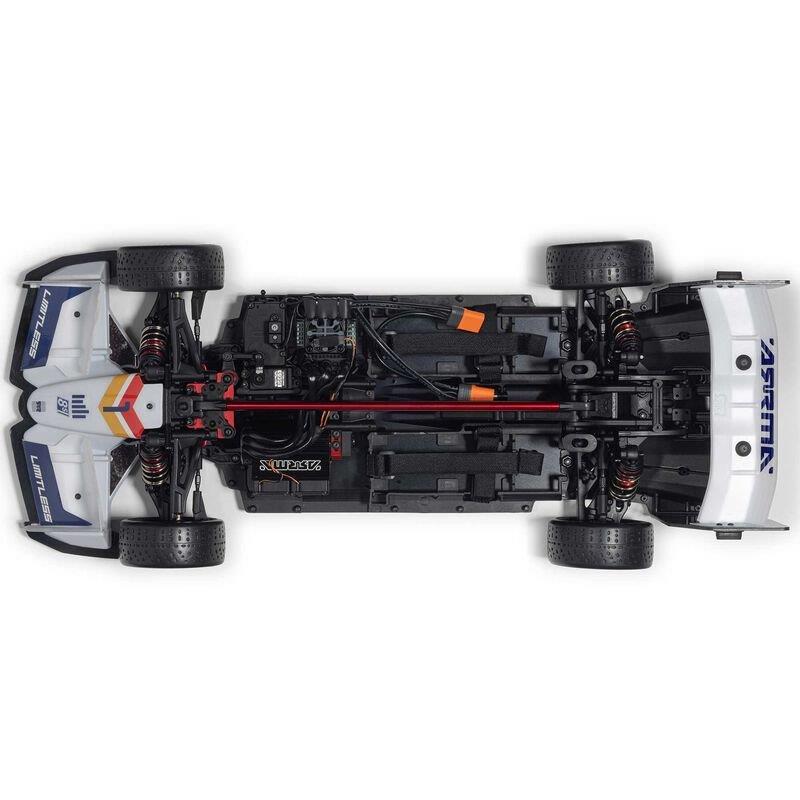 ARRMA 1/7 LIMITLESS 8S AVC 4X4 RTR Brushless Street Speed, White/Blue - 13