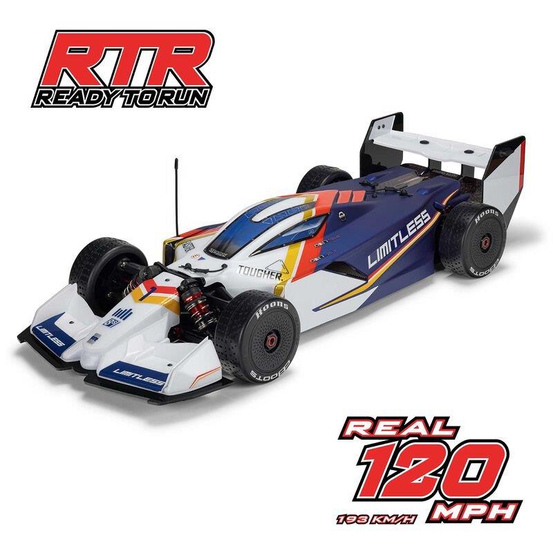 ARRMA 1/7 LIMITLESS 8S AVC 4X4 RTR Brushless Street Speed, White/Blue - 26