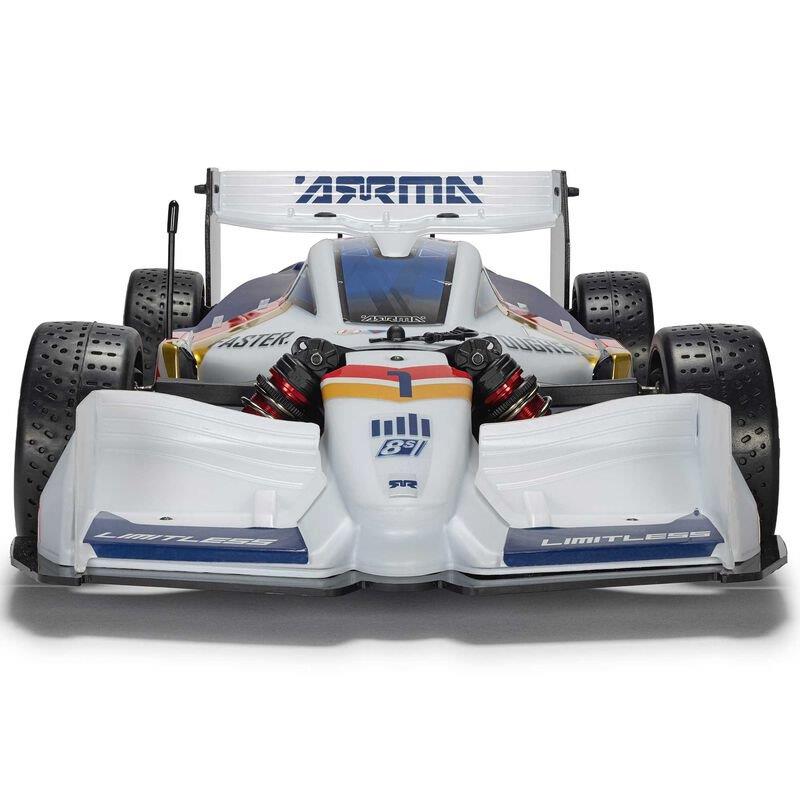 ARRMA 1/7 LIMITLESS 8S AVC 4X4 RTR Brushless Street Speed, White/Blue - 10