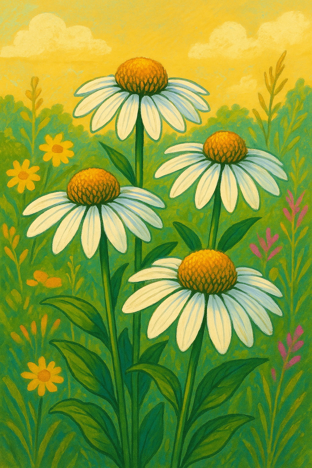Echinacea/Rudbeckia purpurea Primadonna White