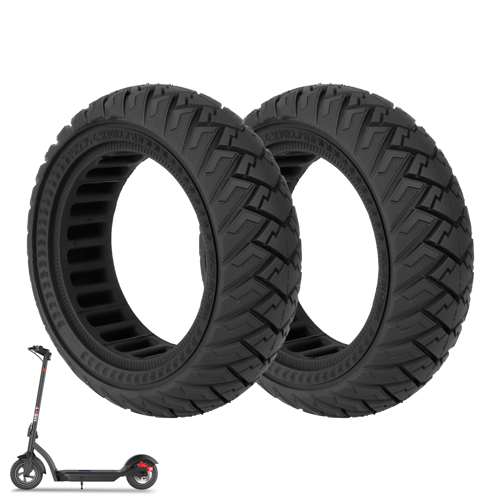 10×2.70-6.5 Däck Punkteringsfritt offroad Navee N65, Kuugo G-Booster, Speedway 5 - 2