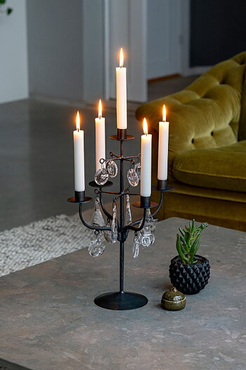 Candelero SH 26, cristal transparente