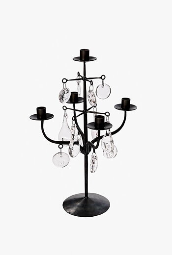 Candelero SH 26, cristal transparente