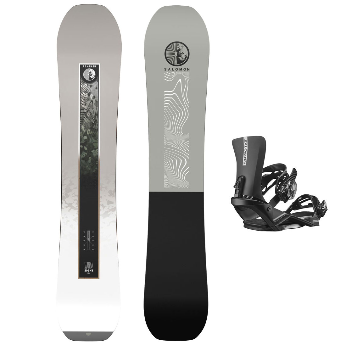 Salomon Snowboardpaket - Sight 153 + Rhythm Black M - Standtall.se