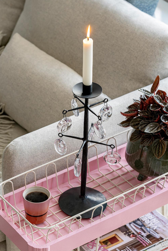 Lysestake SH 21, klart glass - 2