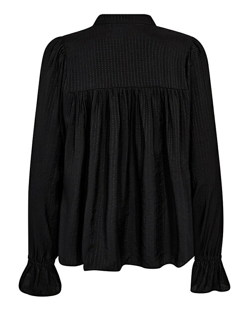 Blus Niam knappar mönstrad svart - 2