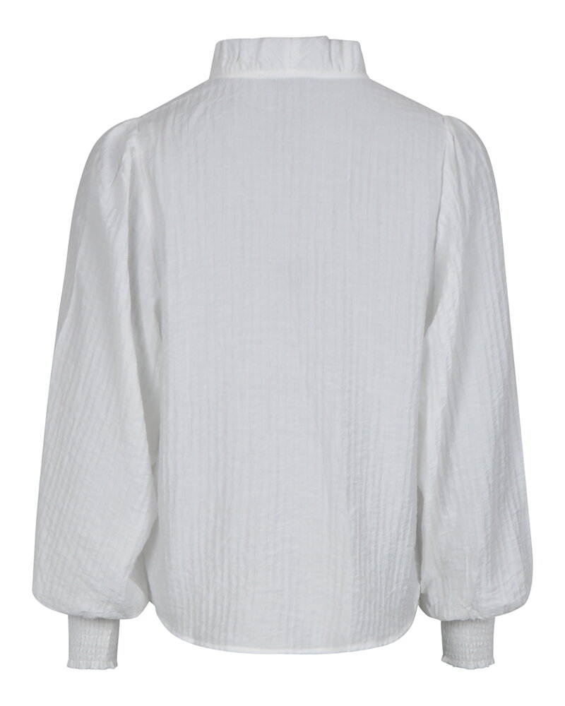 Blus Shina med volang offwhite