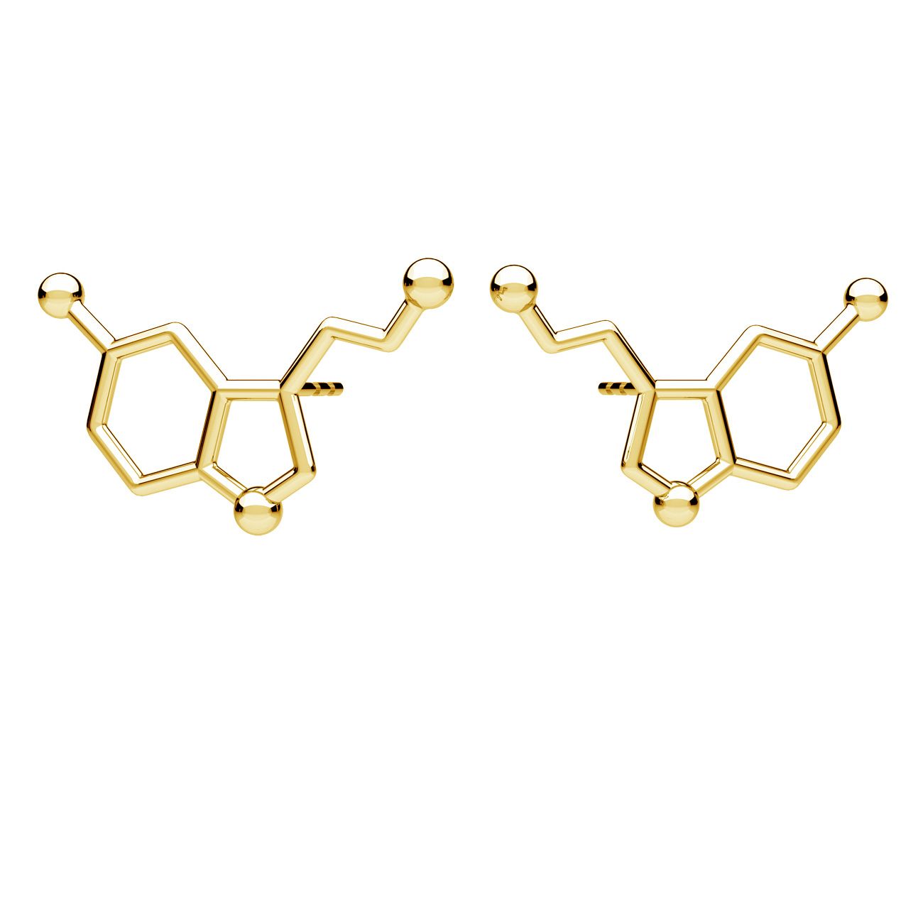 Örhänge Serotonin molekyl - 3