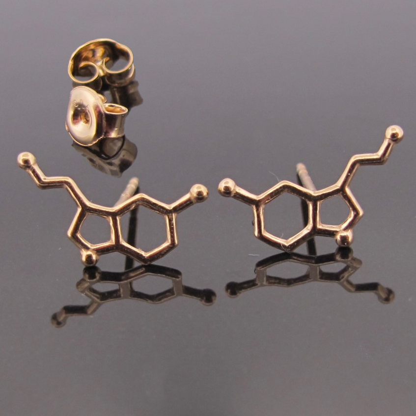Örhänge Serotonin molekyl