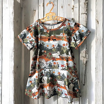 ÅTER I LAGER! Jerseytyg ekologisk bomull,   " Nordic light", metervara