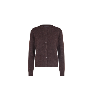 Samsoe Samsoe Nor Short Cardigan Coffee
