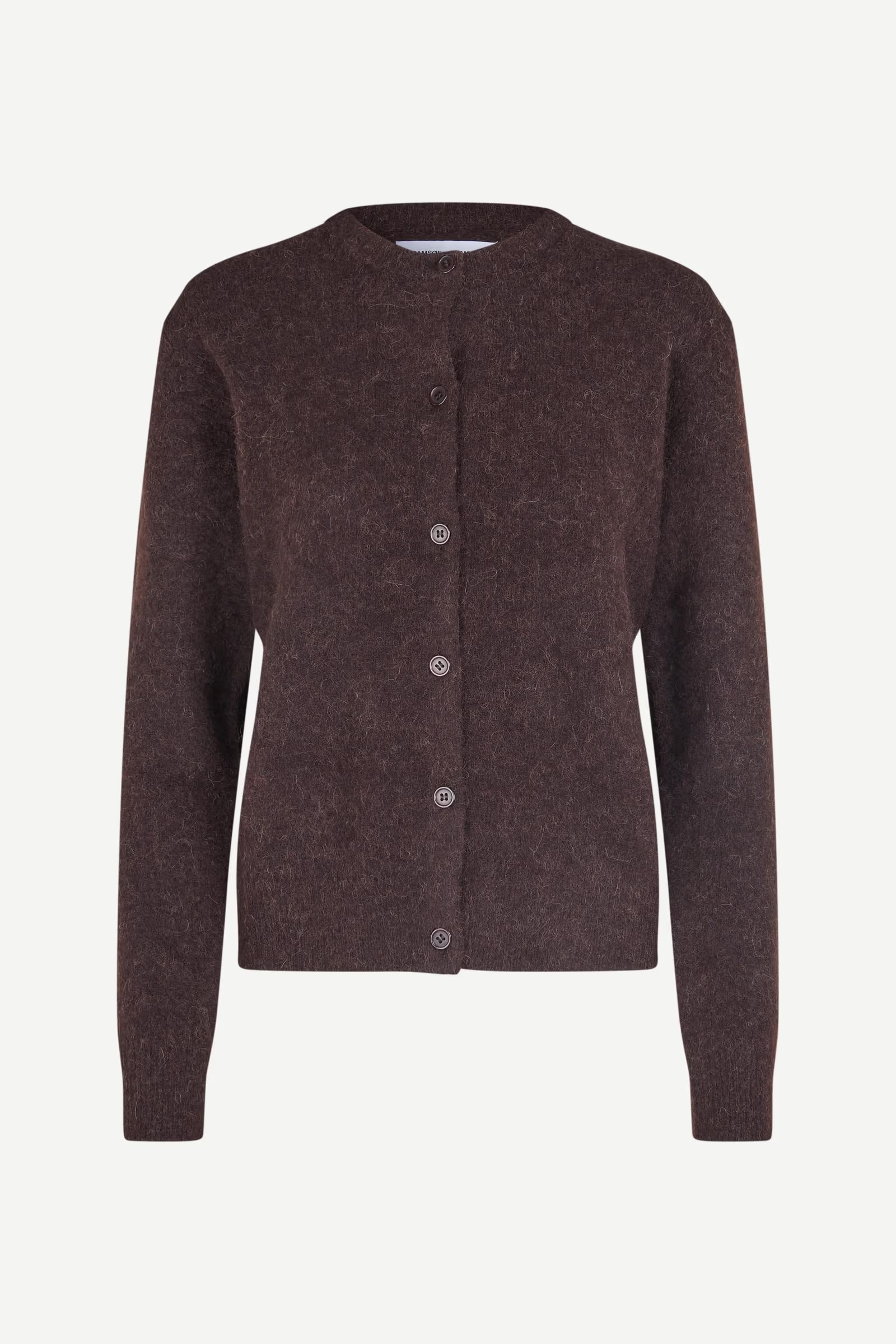 Samsoe Samsoe Nor Short Cardigan Coffee - 2