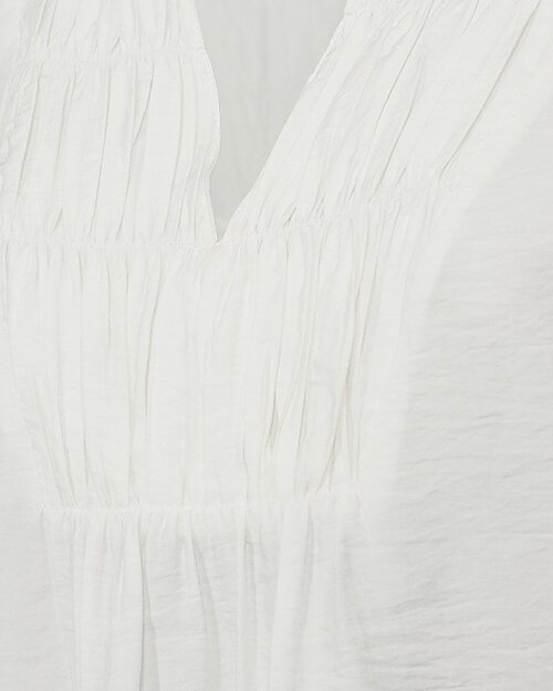 Blus Renee v-ringad offwhite - 4