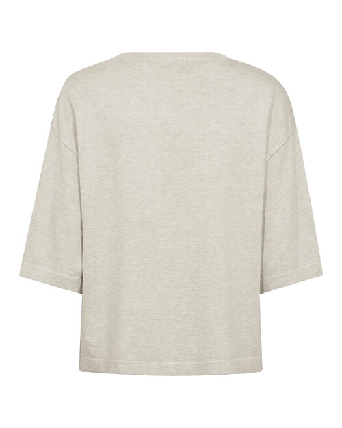 Jumper Conny finstickad sand melerad - 2
