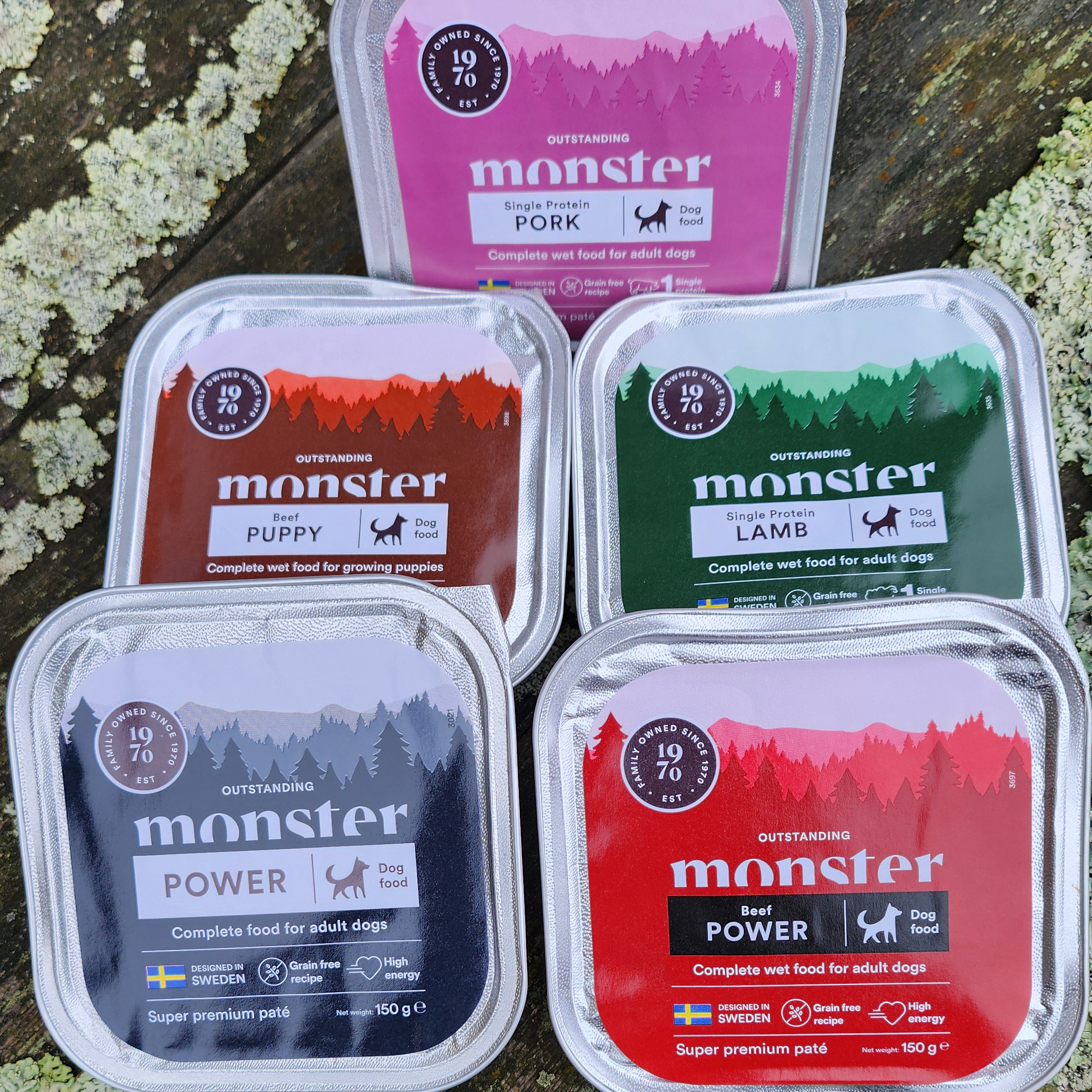 Monster blötfoder 150 g
