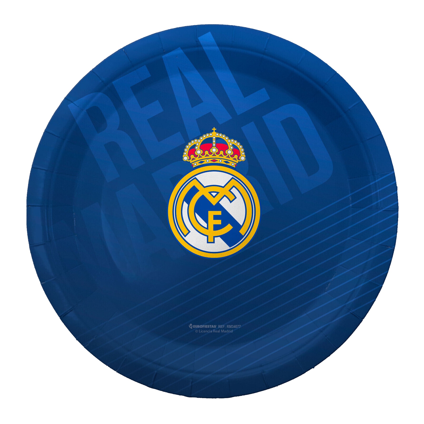 Real Madrid Papperstallrik 18 cm 8-pack