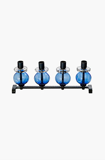 Adventslysestake SH 338, blått glass