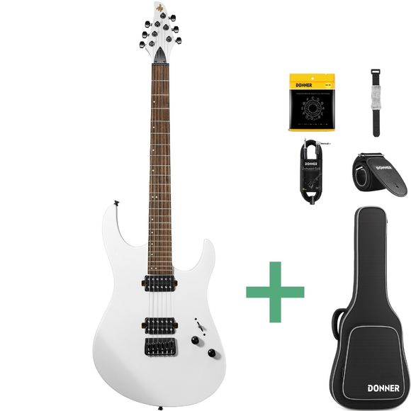 Donner DMT-100 W Elgitarr White - 2