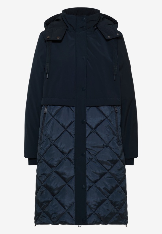 Mat Mix Coat (C) - Dark Navy - Cecil - 3