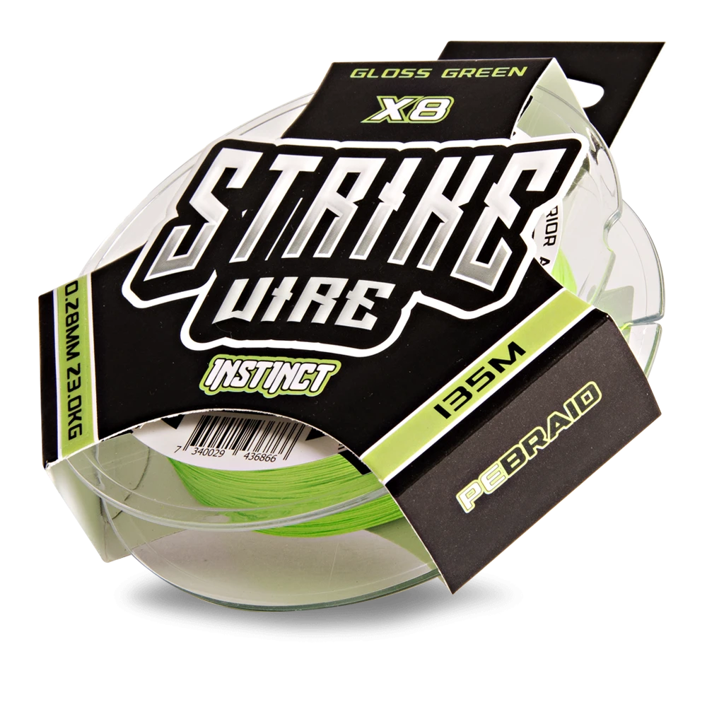 BFT STRIKE WIRE INSTINCT BRAID X8 135M GLOSS GREEN - 2