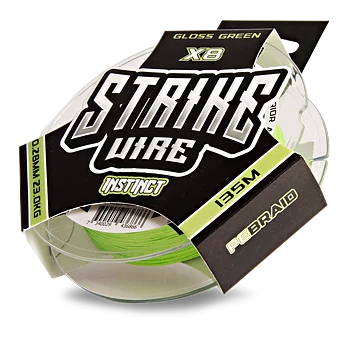 BFT STRIKE WIRE INSTINCT BRAID X8 135M GLOSS GREEN