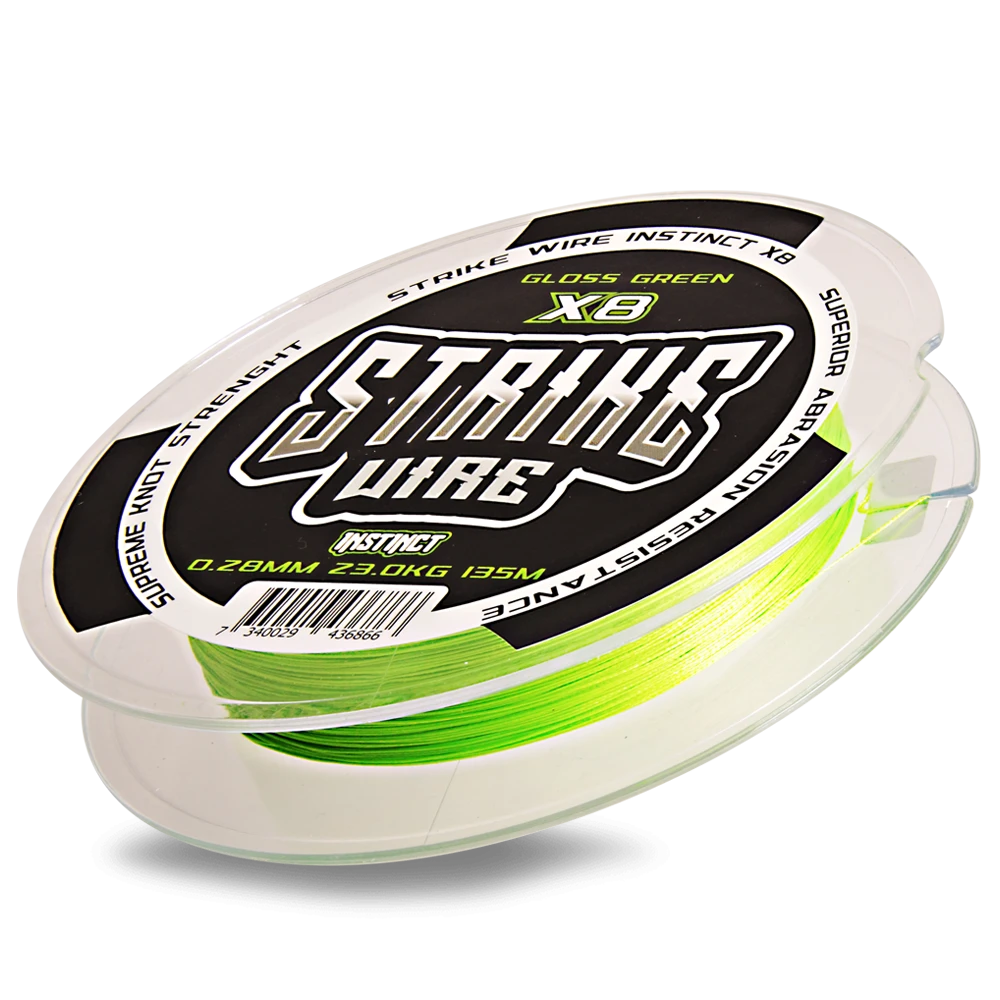 BFT STRIKE WIRE INSTINCT BRAID X8 135M GLOSS GREEN