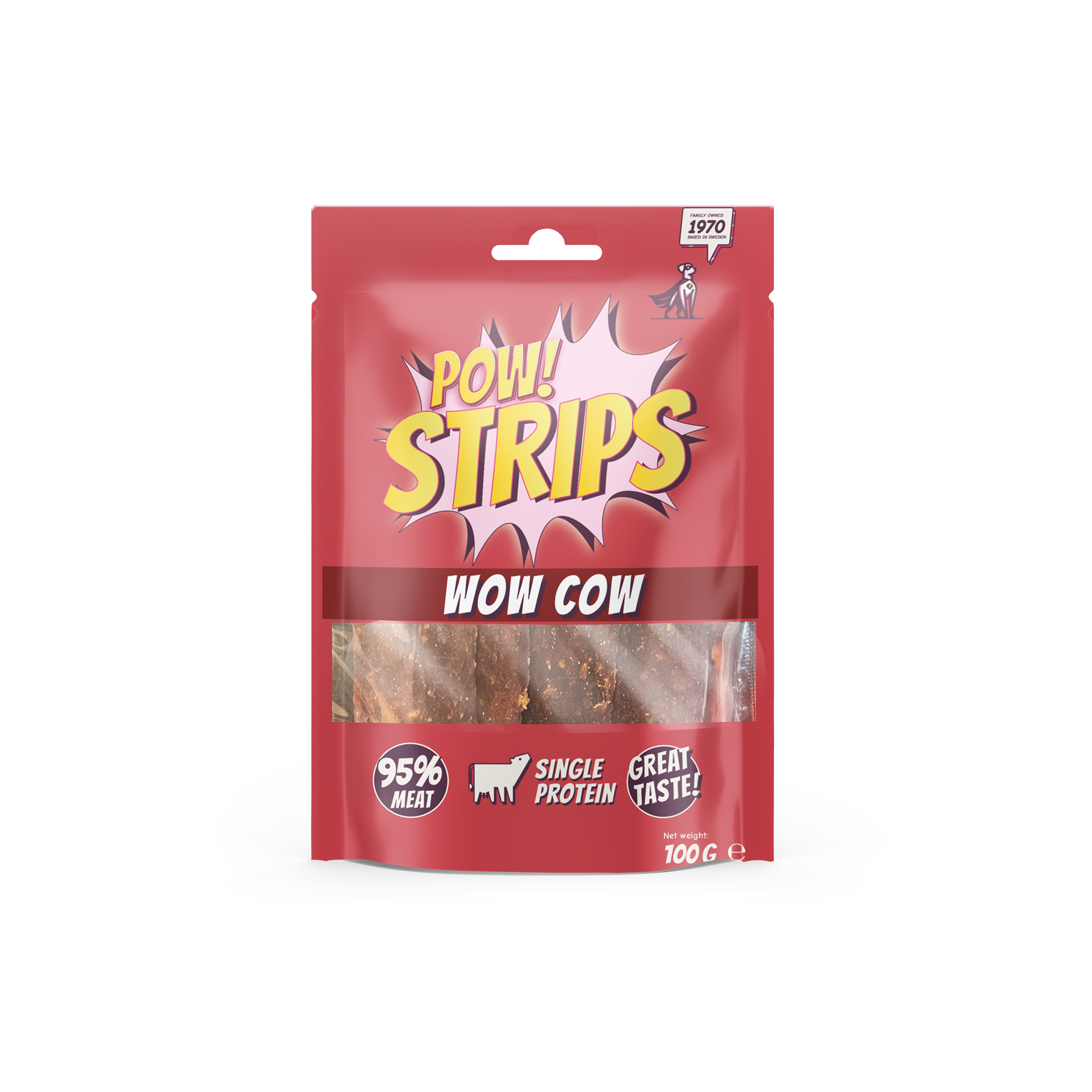 POW Strips Wow Cow 100g