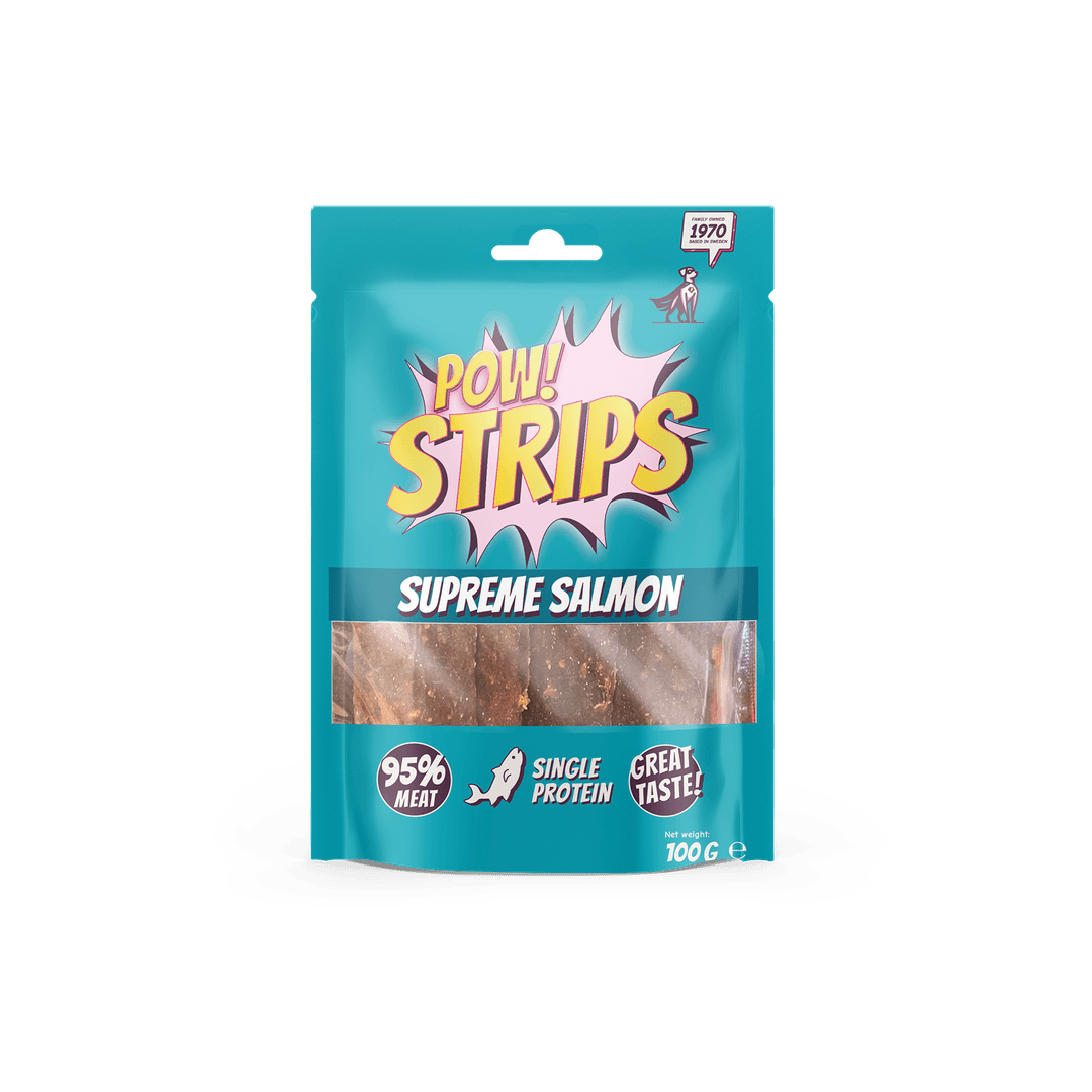POW Strips Supreme Salmon 100g
