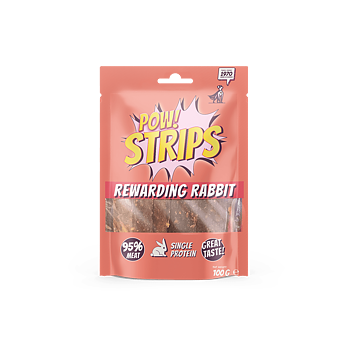 POW Strips Rewarding Rabbit 100g