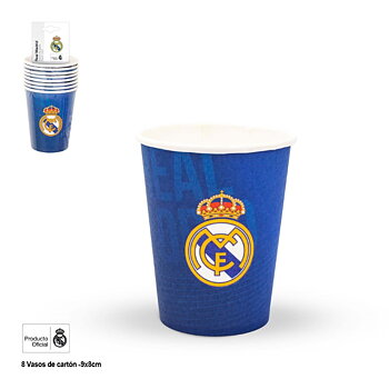 Real Madrid Pappersmuggar 8-pack