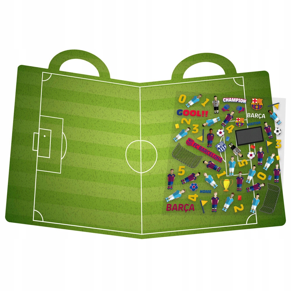 Real Madrid Klistermärke Återanvändbara 3D-klistermärkesbok - 3