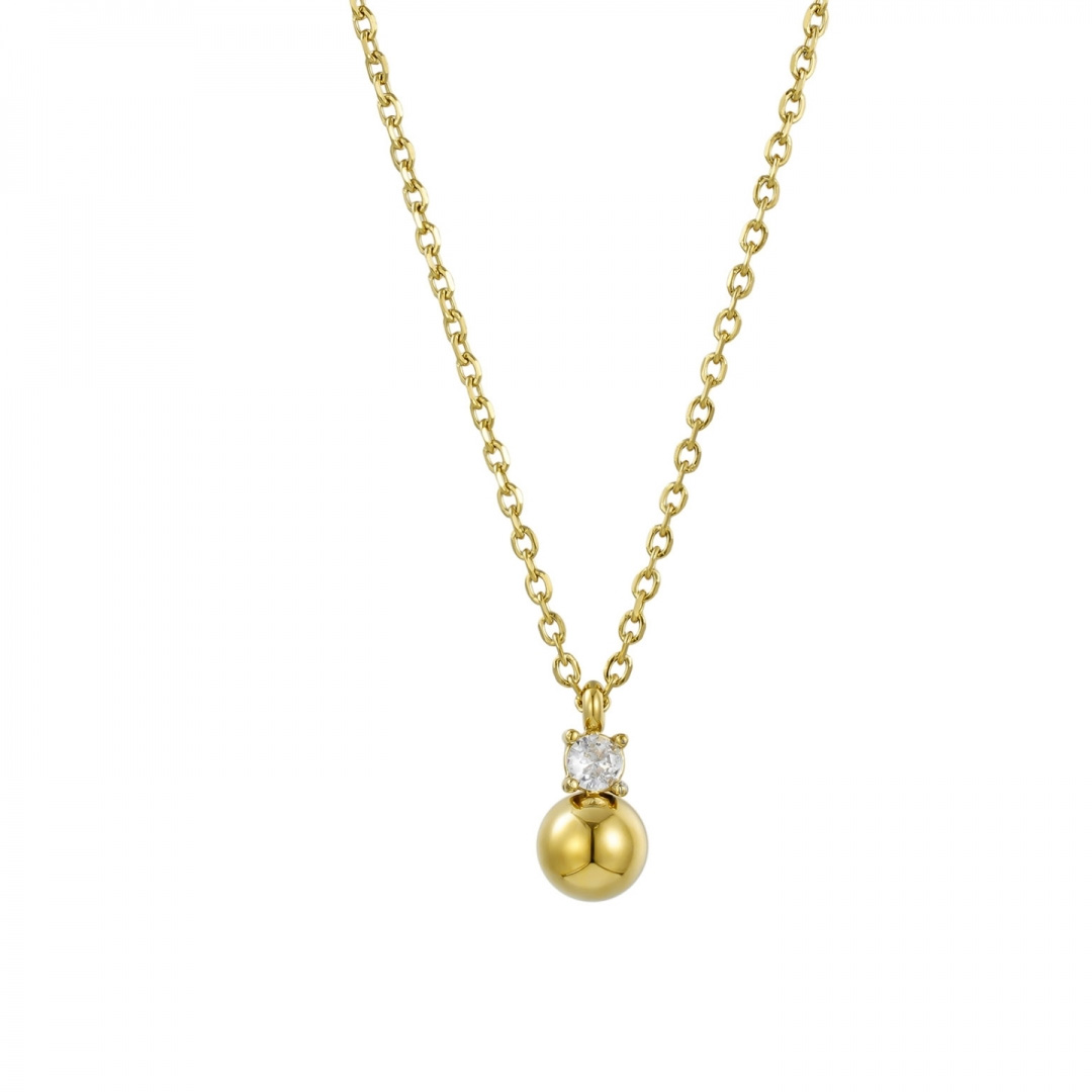 Bud to rose - Halsband Stella bead guld
