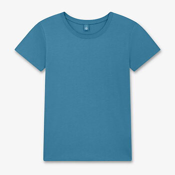 Bamboo T-shirt damstorlek - Petrol